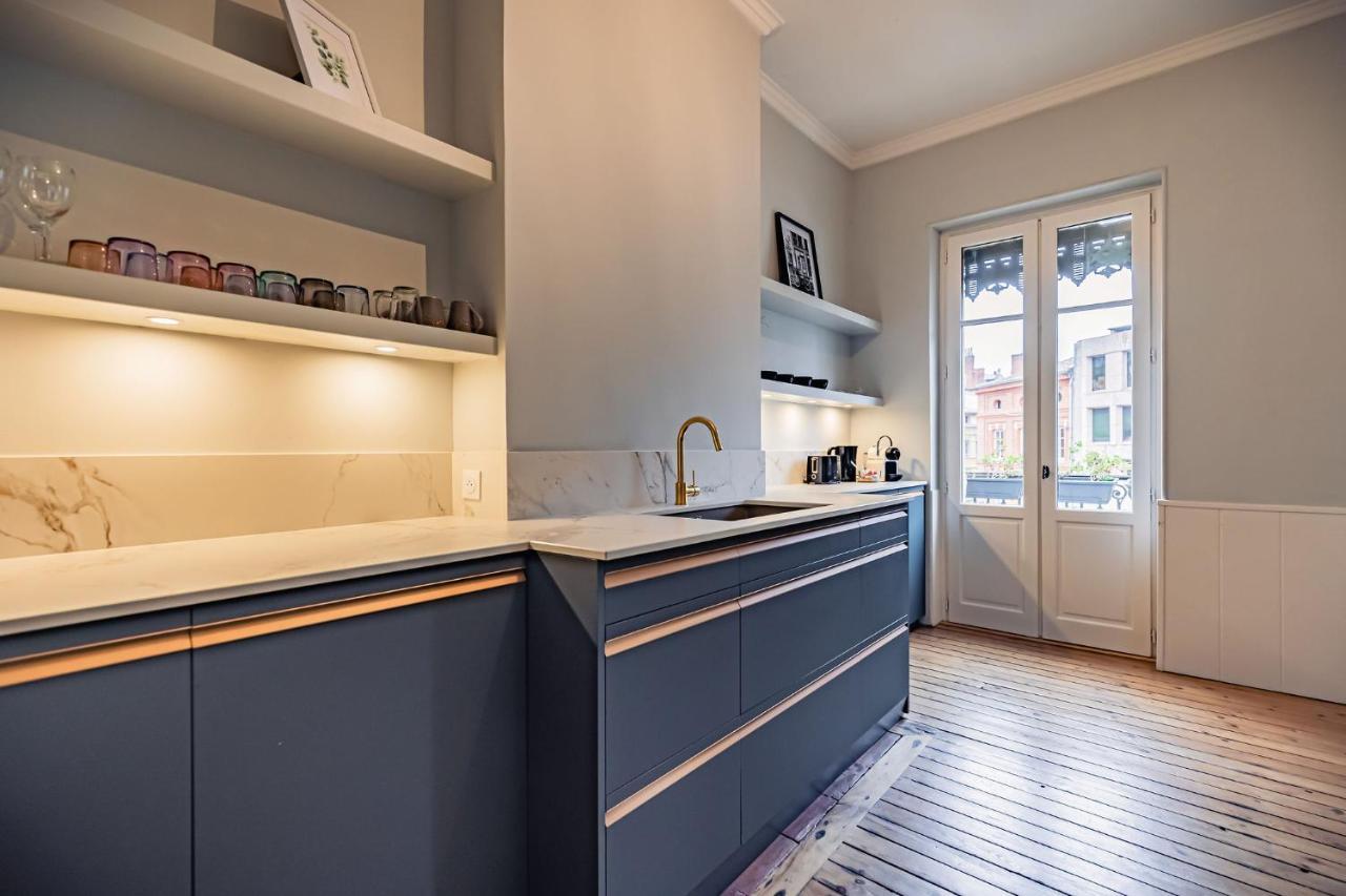Appartement 142 M² Quartier Carmes Toulouse Hypercentre Bagian luar foto